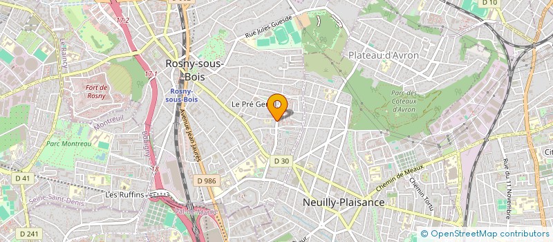 localisation de l'entreprise MONSIEUR ERIC BOUNTHAY  ROSNY-SOUS-BOIS