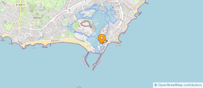 localisation de l'entreprise MONSIEUR ERIC BOUQUET à AGDE