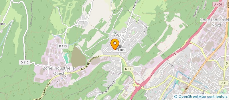 localisation de l'entreprise MONSIEUR ERIC BOURDILLON à OYONNAX