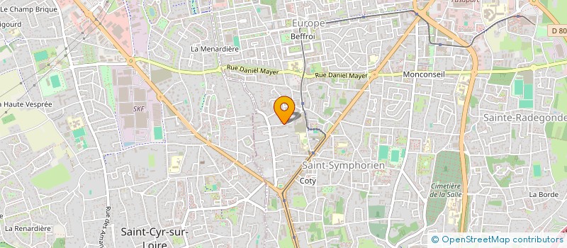 localisation de l'entreprise MONSIEUR ERIC BOUREAU  SAINT-CYR-SUR-LOIRE