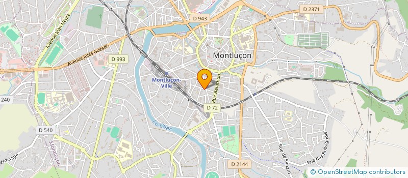 localisation de l'entreprise MONSIEUR ERIC BOURET à MONTLUCON