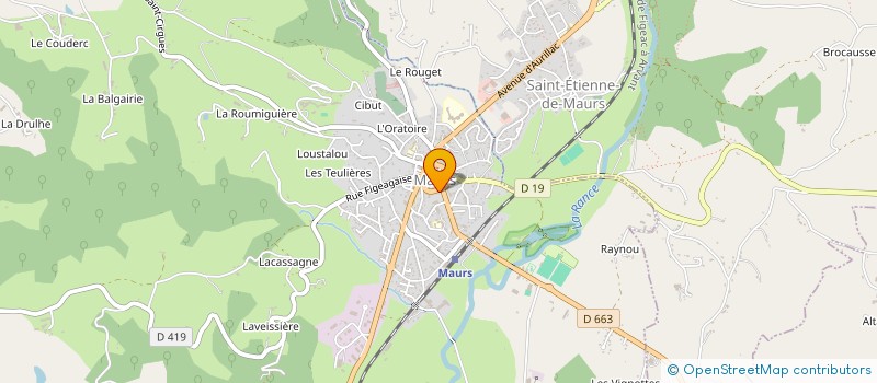 localisation de l'entreprise MONSIEUR ERIC BOURG à MAURS