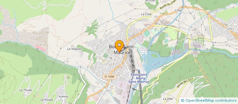 localisation de l'entreprise MONSIEUR ERIC BOURGEOIS à BOURG-SAINT-MAURICE