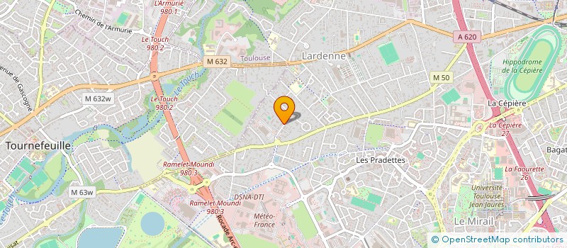 localisation de l'entreprise MONSIEUR ERIC BOURIN  TOULOUSE