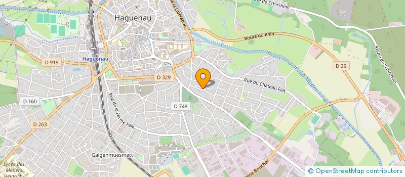 localisation de l'entreprise MONSIEUR ERIC BOURLETT à HAGUENAU