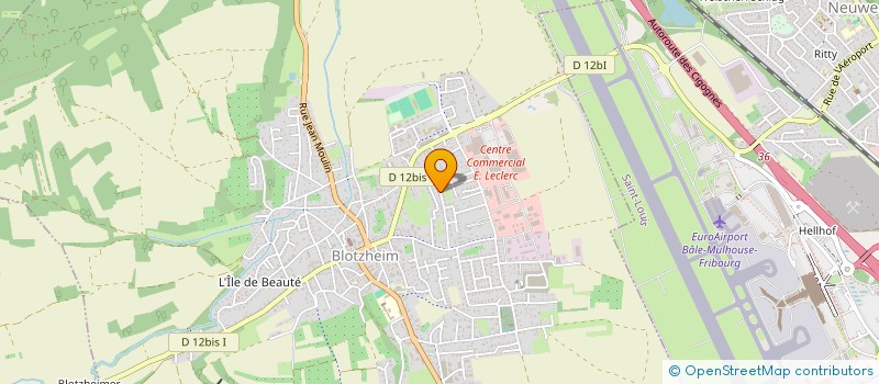 localisation de l'entreprise MONSIEUR ERIC BOURNIQUEY  BLOTZHEIM