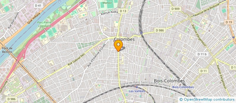 localisation de l'entreprise MONSIEUR ERIC BOUROUKHOFF à COLOMBES