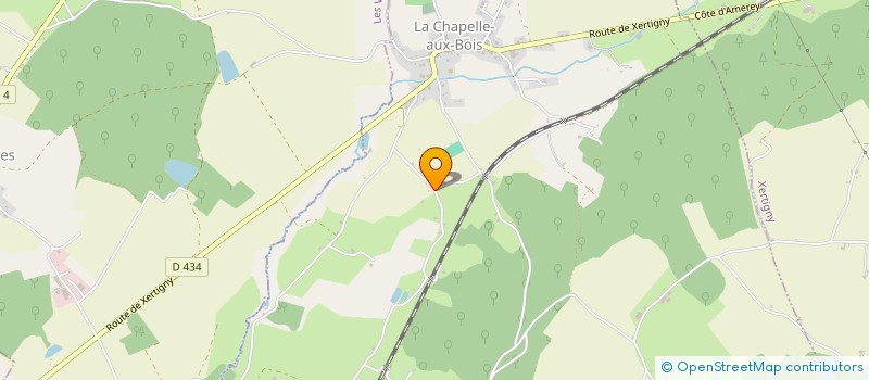 localisation de l'entreprise MONSIEUR ERIC BOURQUIN  LA CHAPELLE-AUX-BOIS