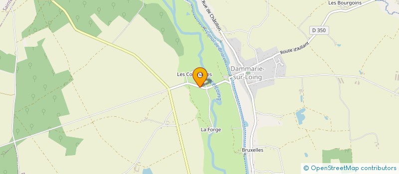 localisation de l'entreprise MONSIEUR ERIC BOURQUIN  DAMMARIE-SUR-LOING
