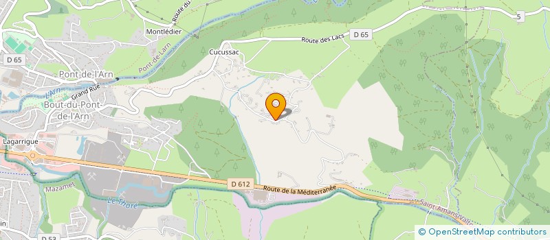 localisation de l'entreprise MONSIEUR ERIC BOURREL  BOUT-DU-PONT-DE-LARN