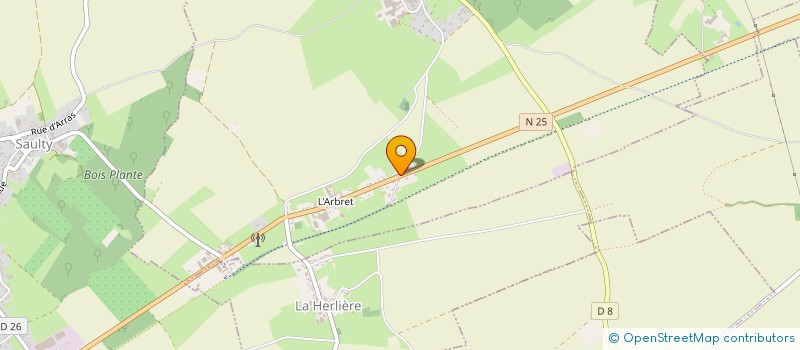 localisation de l'entreprise MONSIEUR ERIC BOURSIER  BAVINCOURT