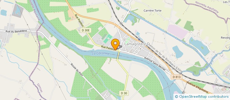 localisation de l'entreprise MONSIEUR ERIC BOUSQUET à LAMAGISTERE