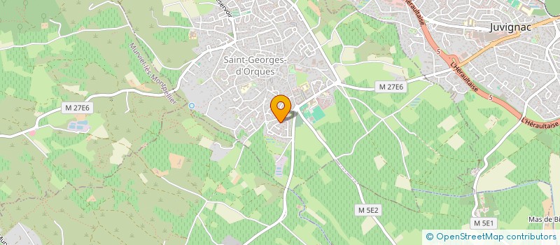 localisation de l'entreprise MONSIEUR ERIC BOUSQUET  SAINT-GEORGES-D'ORQUES