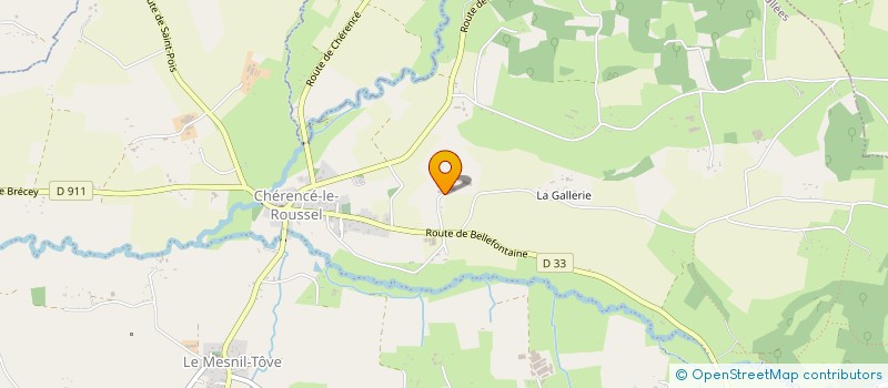 localisation de l'entreprise MONSIEUR ERIC BOUTIN  JUVIGNY LES VALLEES