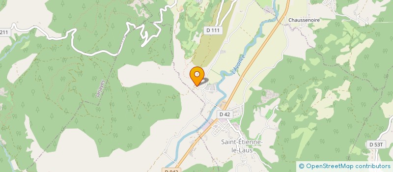 localisation de l'entreprise MONSIEUR ERIC BOYER  SAINT-ETIENNE-LE-LAUS