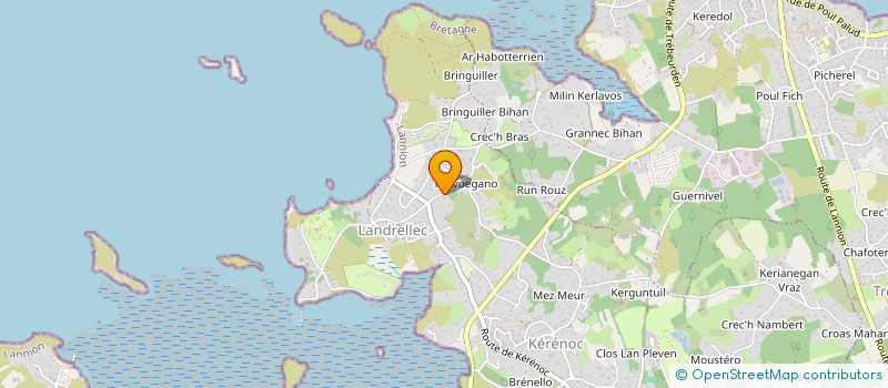 localisation de l'entreprise MONSIEUR ERIC BOZEC  PLEUMEUR-BODOU