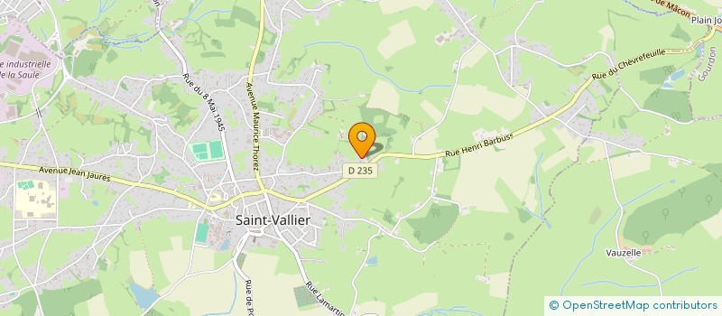 localisation de l'entreprise MONSIEUR ERIC BRACONNIER  SAINT-VALLIER