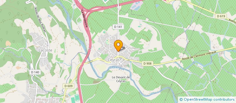 localisation de l'entreprise MONSIEUR ERIC BRAIBANT  CEYRAS