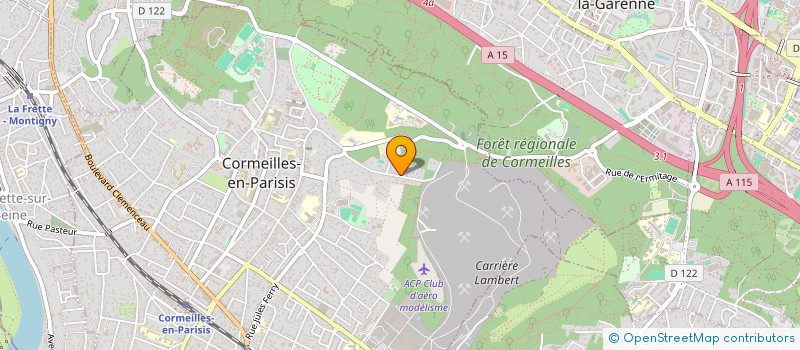 localisation de l'entreprise MONSIEUR ERIC BRANCHERIE  CORMEILLES EN PARISIS