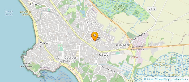 localisation de l'entreprise MONSIEUR ERIC BRAOUEZEC  MESCHERS-SUR-GIRONDE