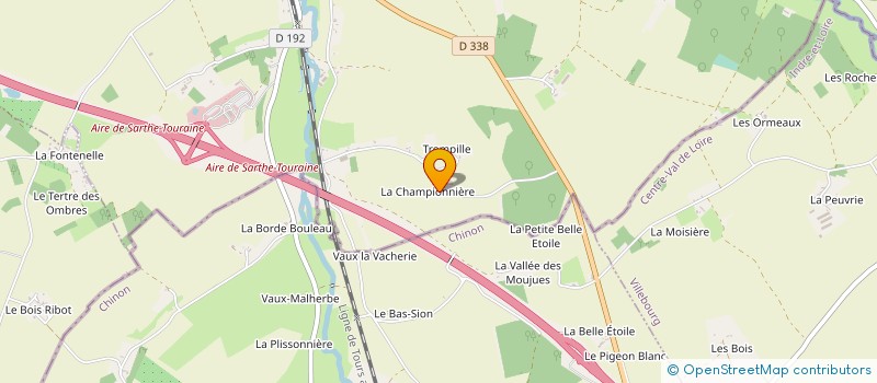 localisation de l'entreprise MONSIEUR ERIC BRAULT  DISSAY-SOUS-COURCILLON