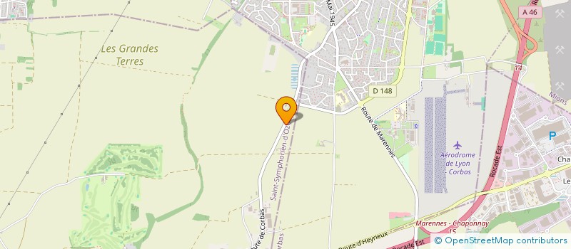 localisation de l'entreprise MONSIEUR ERIC BRAUN  SAINT-SYMPHORIEN-D'OZON