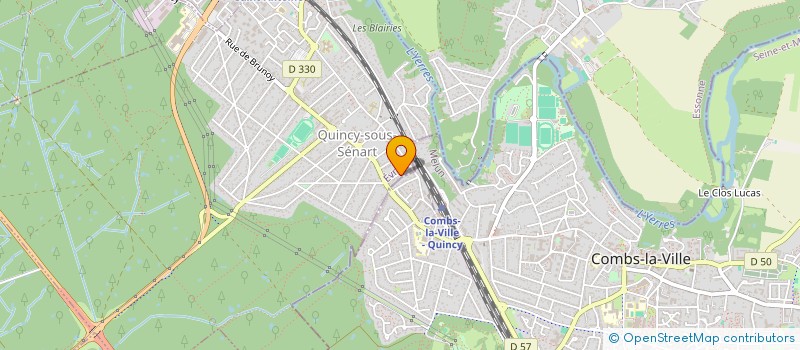 localisation de l'entreprise MONSIEUR ERIC BREDAS  QUINCY-SOUS-SENART