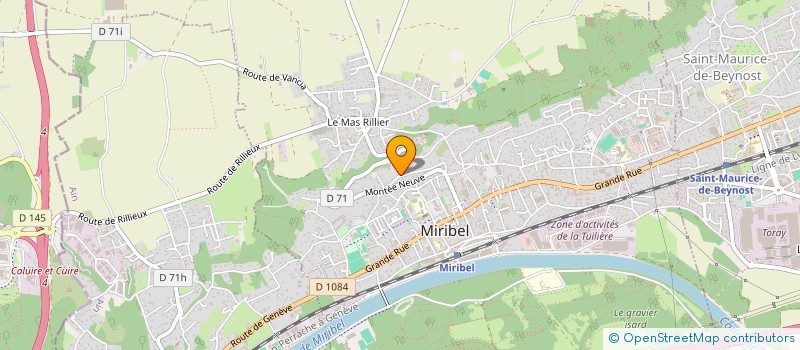 localisation de l'entreprise MONSIEUR ERIC BREMAUD à MIRIBEL