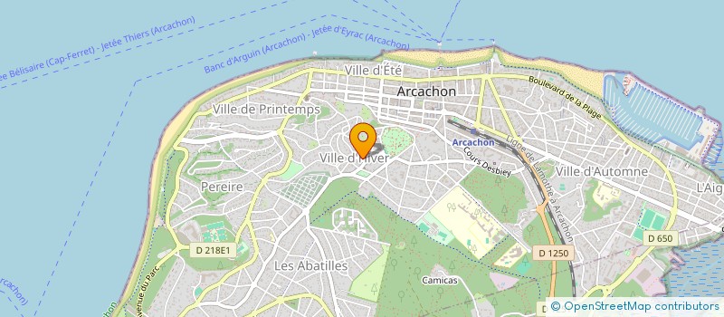 localisation de l'entreprise MONSIEUR ERIC BRENGARTH  ARCACHON