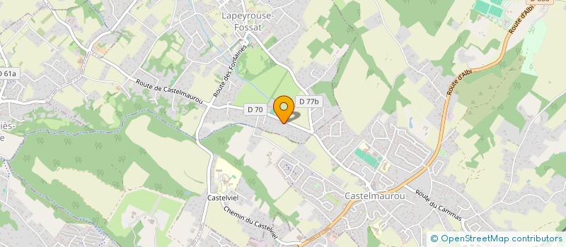 localisation de l'entreprise MONSIEUR ERIC BRESSAN  LAPEYROUSE-FOSSAT