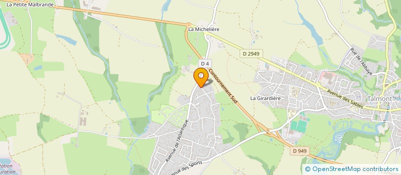 localisation de l'entreprise MONSIEUR ERIC BRET  TALMONT-SAINT-HILAIRE