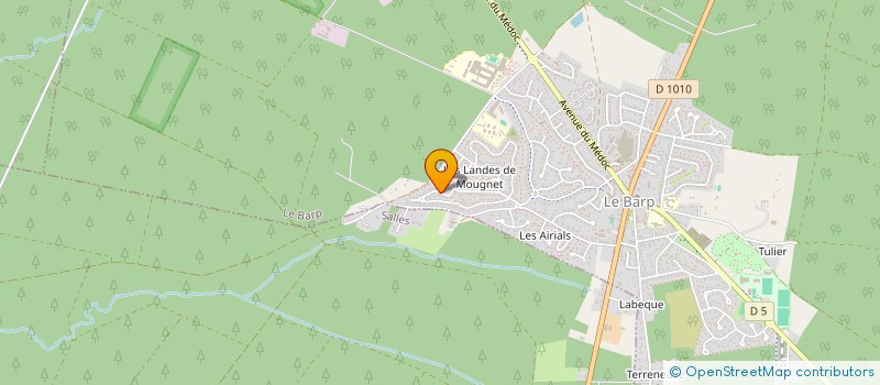 localisation de l'entreprise MONSIEUR ERIC BRETAUDEAU  LE BARP