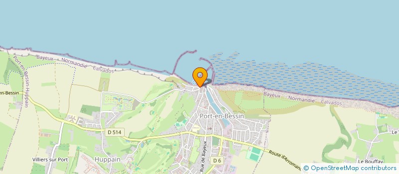 localisation de l'entreprise MONSIEUR ERIC BRETHES à PORT-EN-BESSIN-HUPPAIN