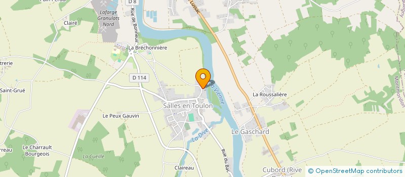 localisation de l'entreprise MONSIEUR ERIC BRETON à BONNES