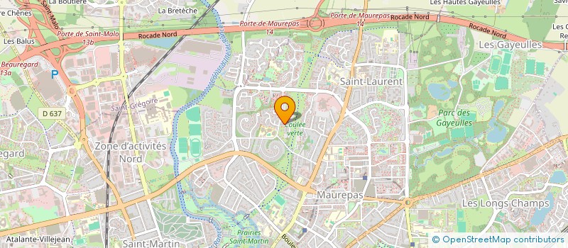localisation de l'entreprise MONSIEUR ERIC BRETON à RENNES