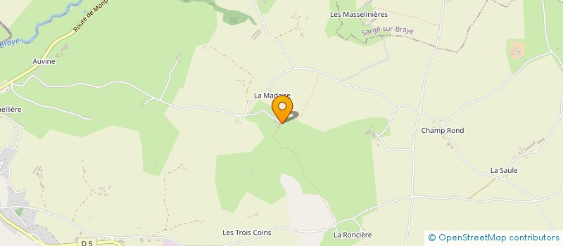 localisation de l'entreprise MONSIEUR ERIC BRIANT  SAVIGNY SUR BRAYE