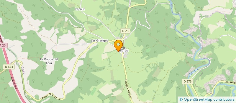 localisation de l'entreprise MONSIEUR ERIC BRIAT  LOUPIAC