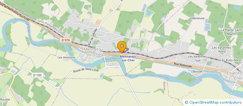 localisation de l'entreprise MONSIEUR ERIC BRIAVOINE  SELLES-SUR-CHER