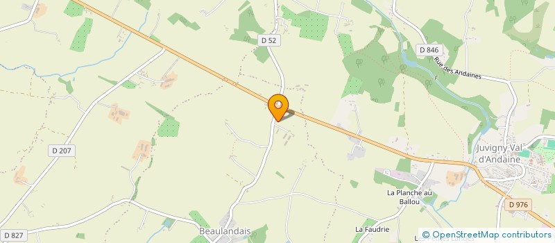 localisation de l'entreprise MONSIEUR ERIC BRIERE à JUVIGNY VAL D'ANDAINE
