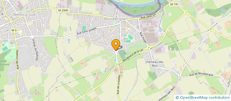 localisation de l'entreprise MONSIEUR ERIC BRILLEMAN  BOUSBECQUE