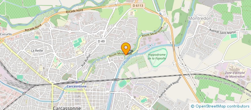 localisation de l'entreprise MONSIEUR ERIC BROCHARD  CARCASSONNE