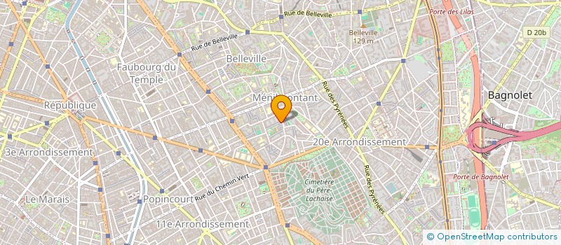 localisation de l'entreprise MONSIEUR ERIC BROCHERIE  PARIS