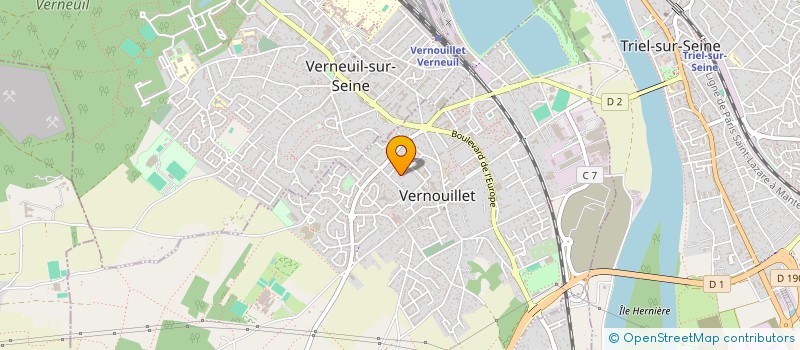 localisation de l'entreprise MONSIEUR ERIC BROD à VERNOUILLET