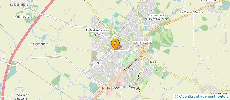 localisation de l'entreprise MONSIEUR ERIC BROSSARD à ESSARTS-EN-BOCAGE