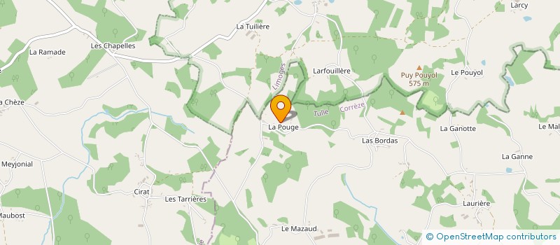 localisation de l'entreprise MONSIEUR ERIC BROUSSOULOUX à MEILHARDS