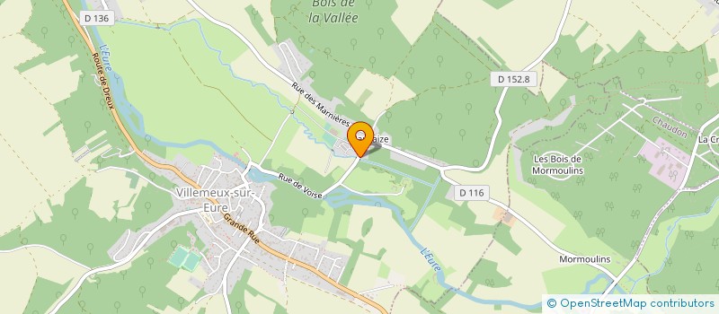 localisation de l'entreprise MONSIEUR ERIC BROUX à VILLEMEUX-SUR-EURE