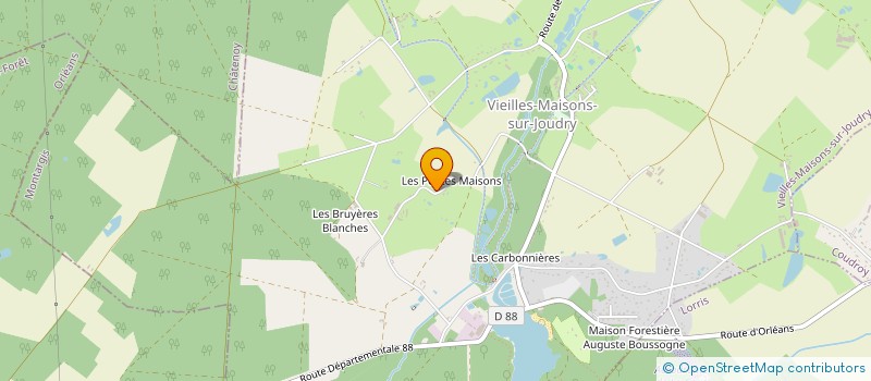 localisation de l'entreprise MONSIEUR ERIC BRUCY  VIEILLES-MAISONS-SUR-JOUDRY