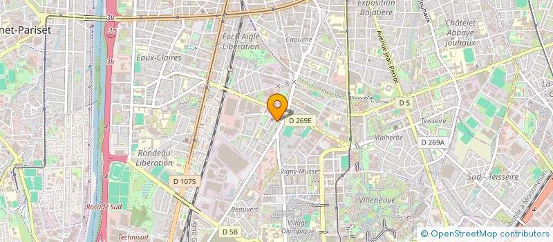localisation de l'entreprise MONSIEUR ERIC BRULE  GRENOBLE