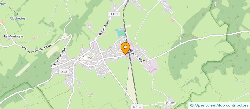 localisation de l'entreprise MONSIEUR ERIC BRULEY  GILLEY