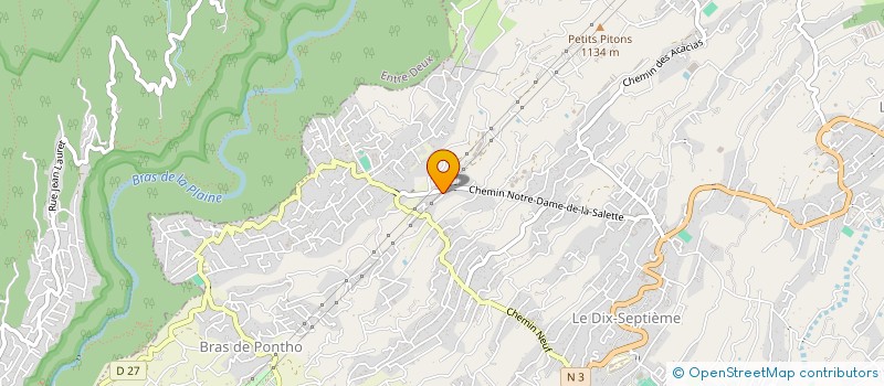 localisation de l'entreprise MONSIEUR ERIC BRUN  LE TAMPON